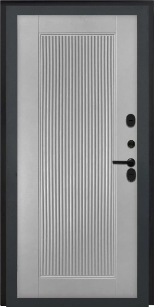 Входная дверь ДвериПРО Модель L-49 ПВХ 10мм Астрод Velutto Grigio DPRO204610 внутренняя сторона